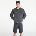 Karl Lagerfeld Jeans Regular Denim Jacket Washed Dark Grey