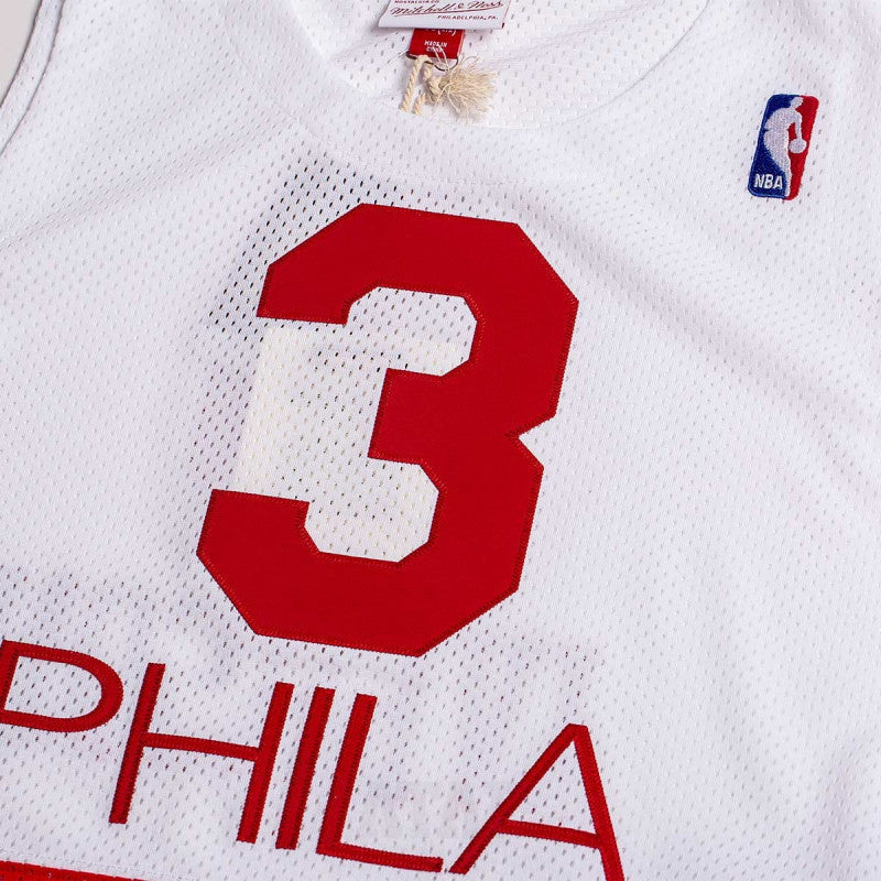 Mitchell & Ness NBA Authentic Jersey Philadelphia 76ers 2003-04 Allen Iverson White Red