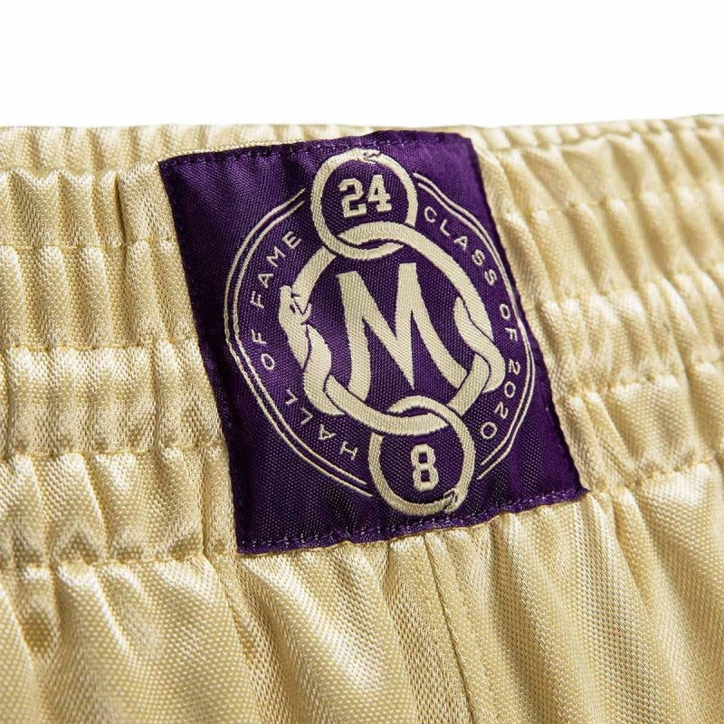 Mitchell & Ness NBA Hall Of Fame Authentic Shorts Los Angeles Lakers 1996-2016 Kobe Bryant Gold