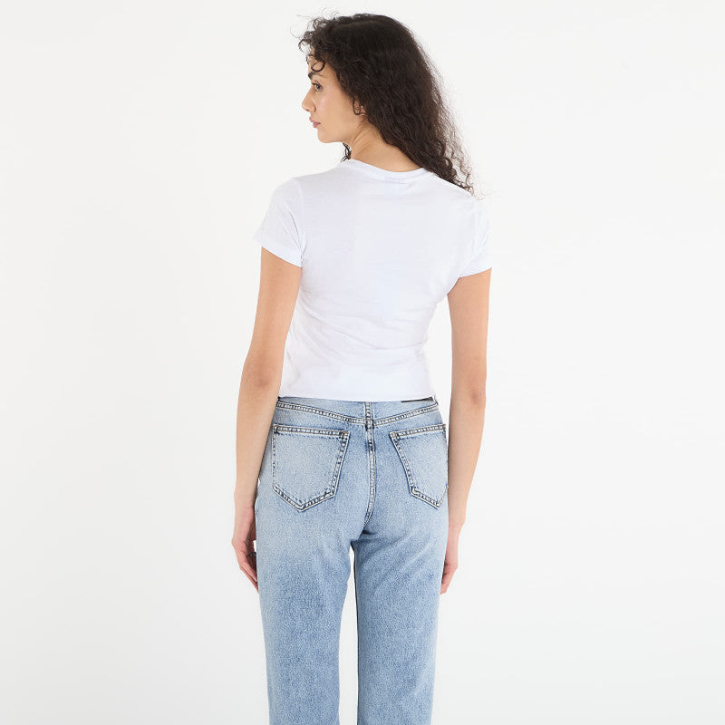 Karl Lagerfeld Jeans Slim Ss Reflection Tee White