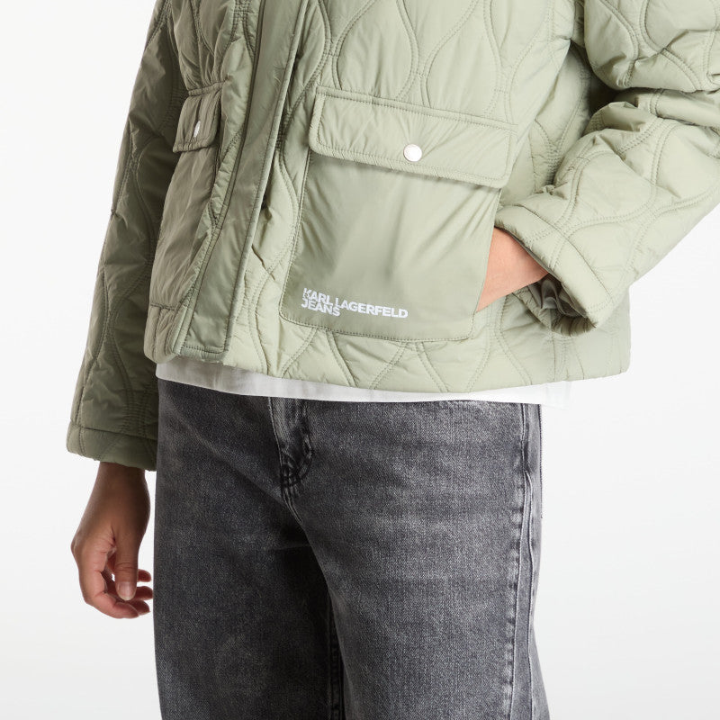 Karl Lagerfeld Jeans Light Quilted Jacket Tea