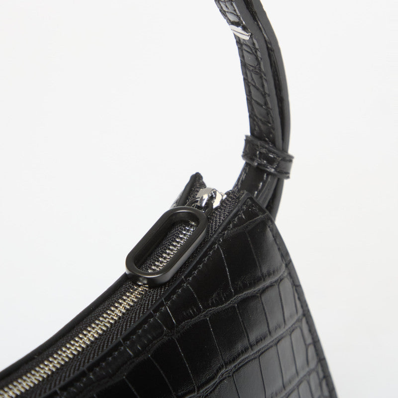 Karl Lagerfeld Jeans Logo Sm Shoulder Bag Quote Black