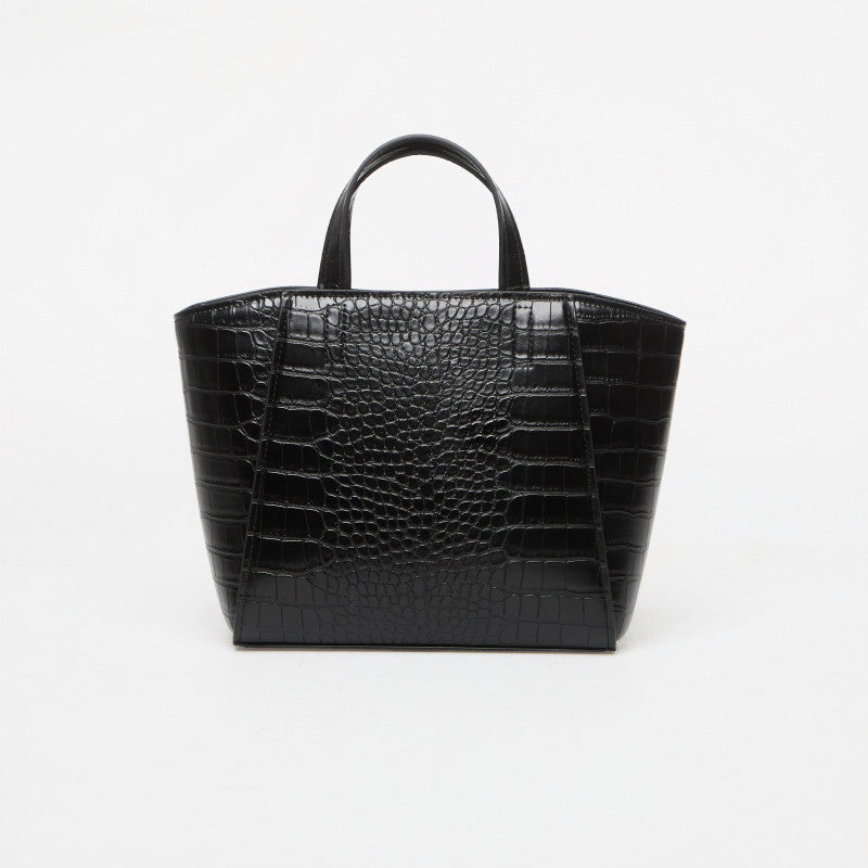 Karl Lagerfeld Jeans Logo Mini Tote Quote Black