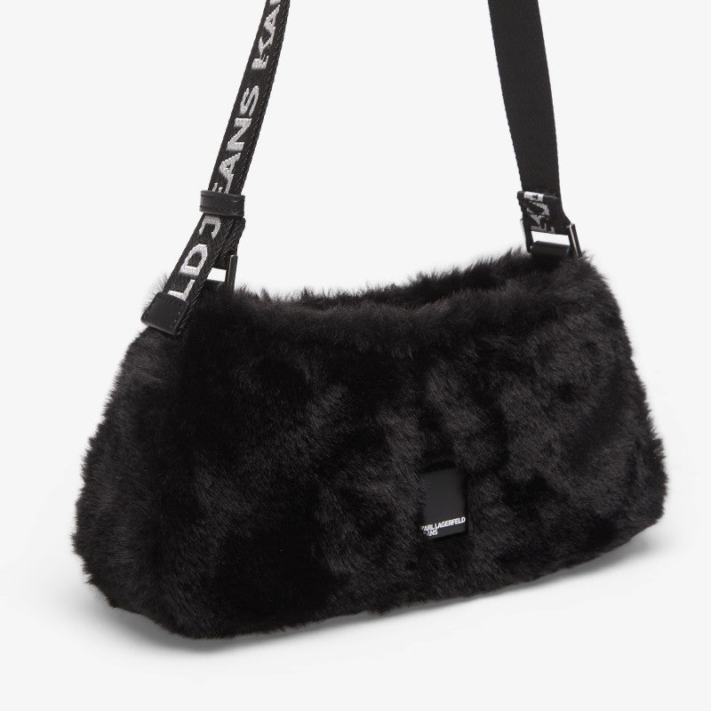 Karl Lagerfeld Jeans Box Logo Ew Shb Furry Black