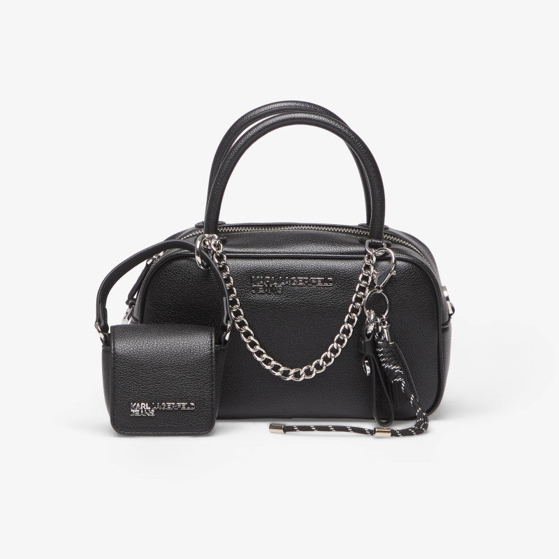 Karl Lagerfeld Jeans Charms Tophandle Crossbody Black