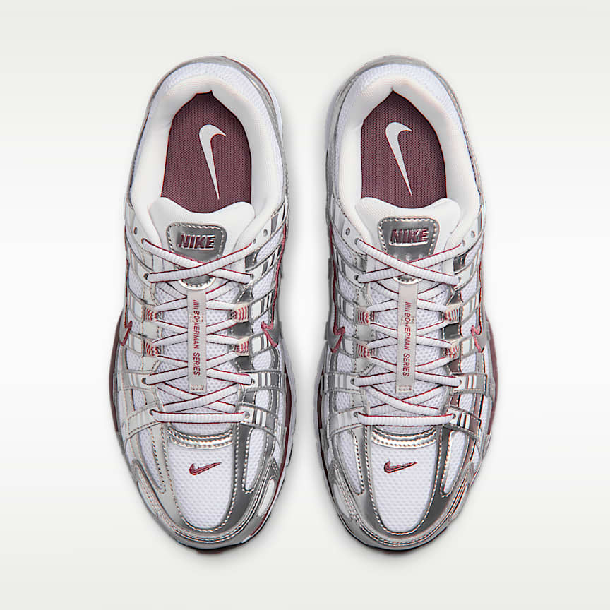 Nike Wmns P-6000 White/ Tattoo-Metallic Silver-Black