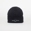 FRED PERRY Graphic FLP Beanie Navy/Silver Blue