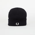 FRED PERRY Classic Merino Wool Beanie Navy/ Snow White