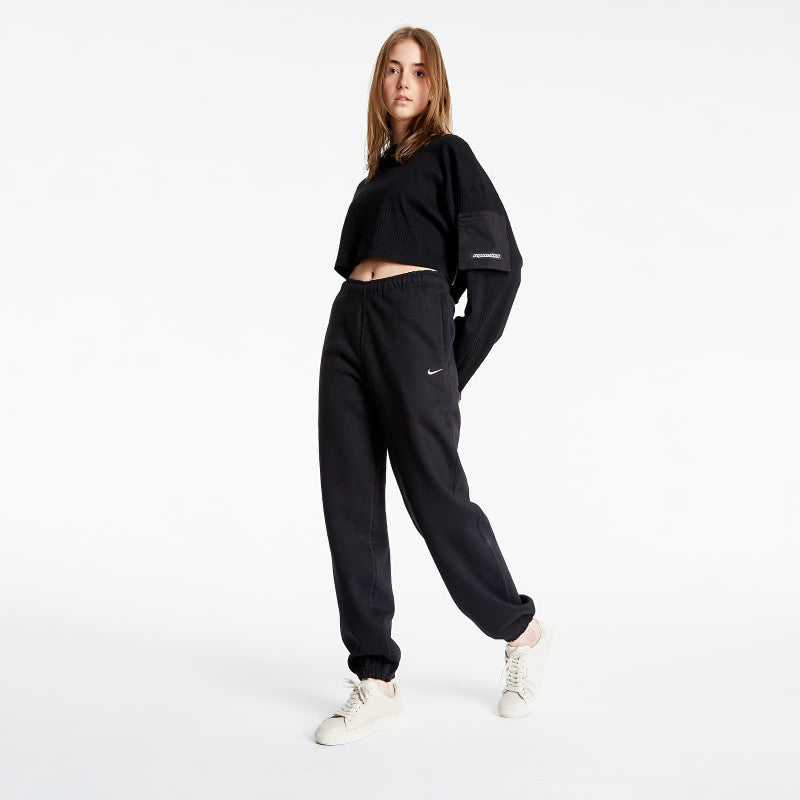 NikeLab Women's Fleece Pants Black/ White