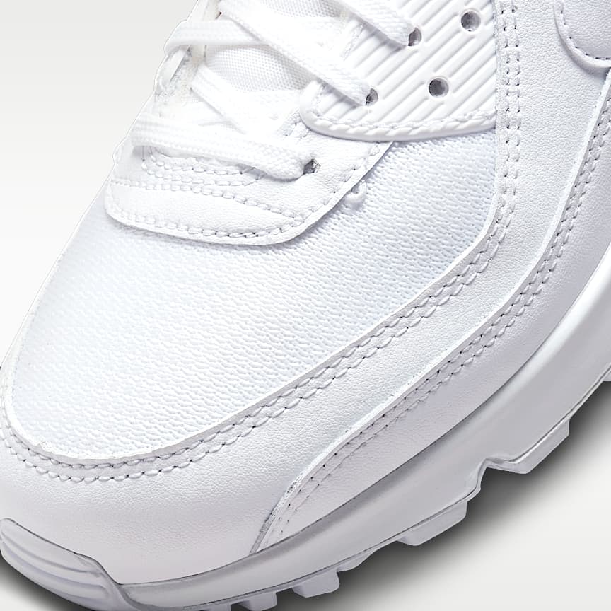 Nike Wmns Air Max 90 Prm White/ White-Metallic Gold