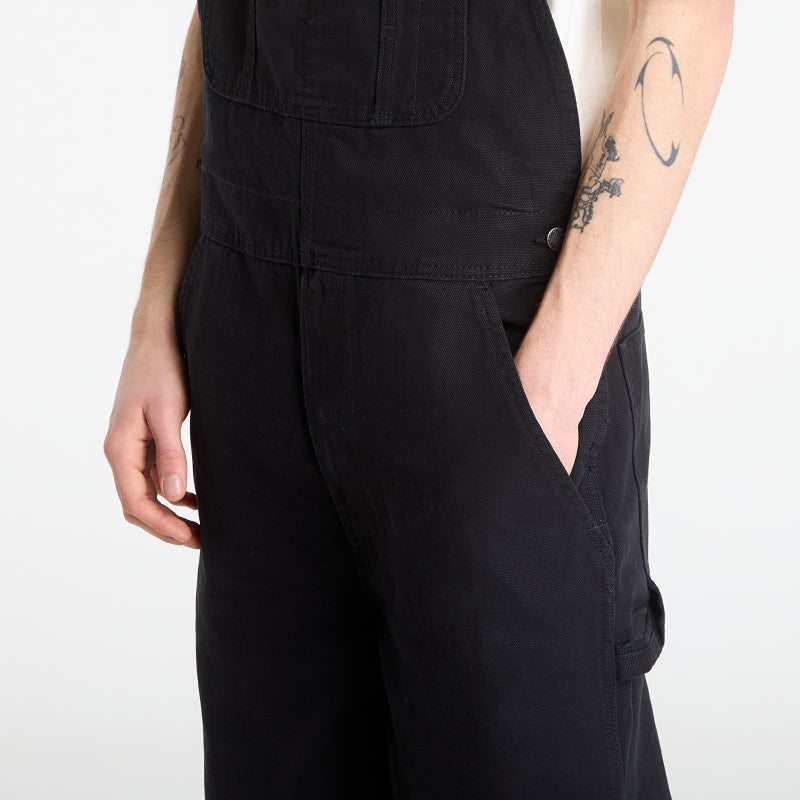 Jeansy Dickies Loose Canvas Bib Black