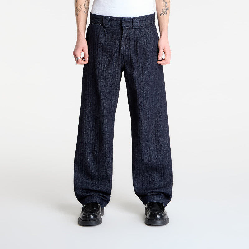 Jeansy Dickies Selvedge Herringbone Denim Rinsed Black