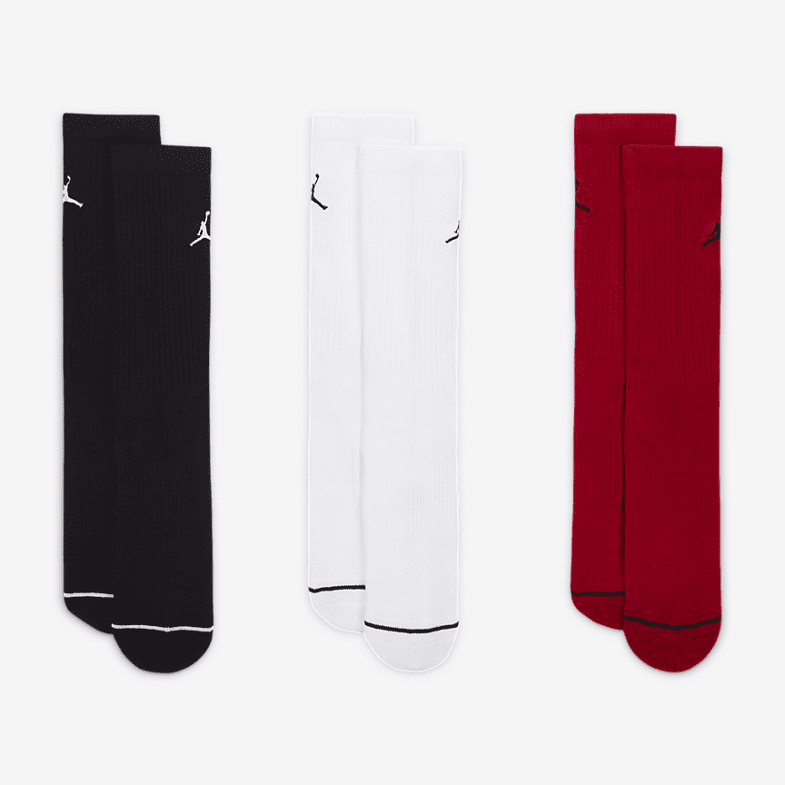 Jordan Everyday Crew Dri-Fit Kojinės (3 Poros)