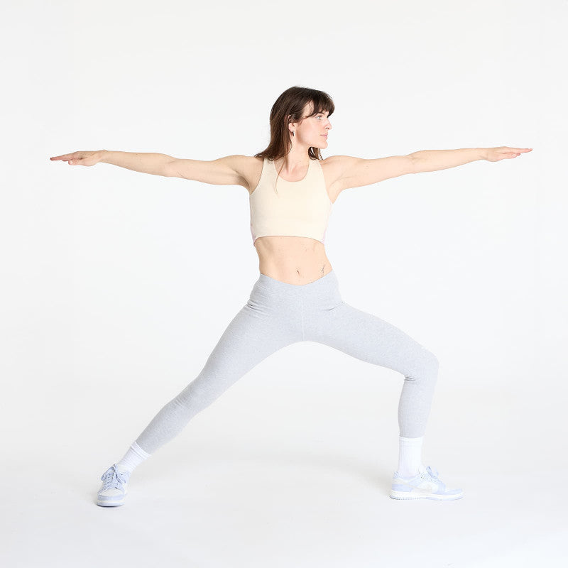 Roxy Golden Hours Medium Support Sports Bra Cream/ Light Purple