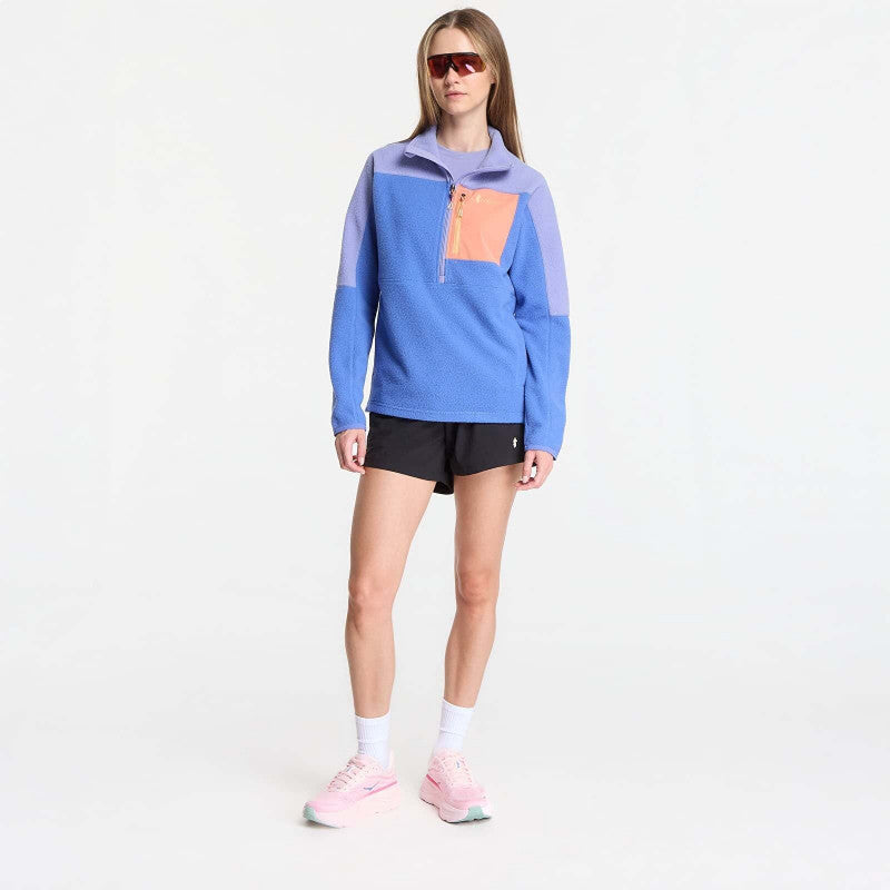 Cotopaxi W's Abrazo Fleece Half-Zip Jacket Aster and Azure