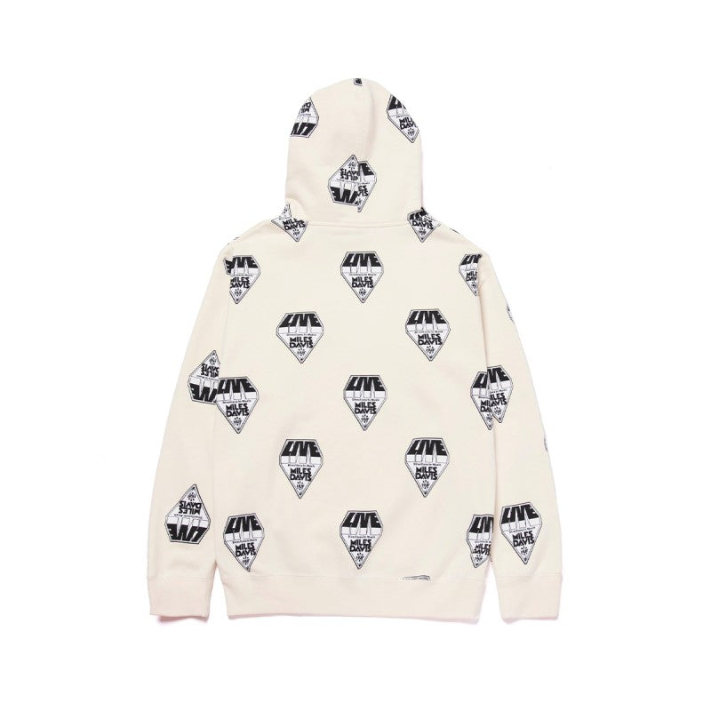 HUF x Miles Davis In Concert Pullover Hoodie Cream