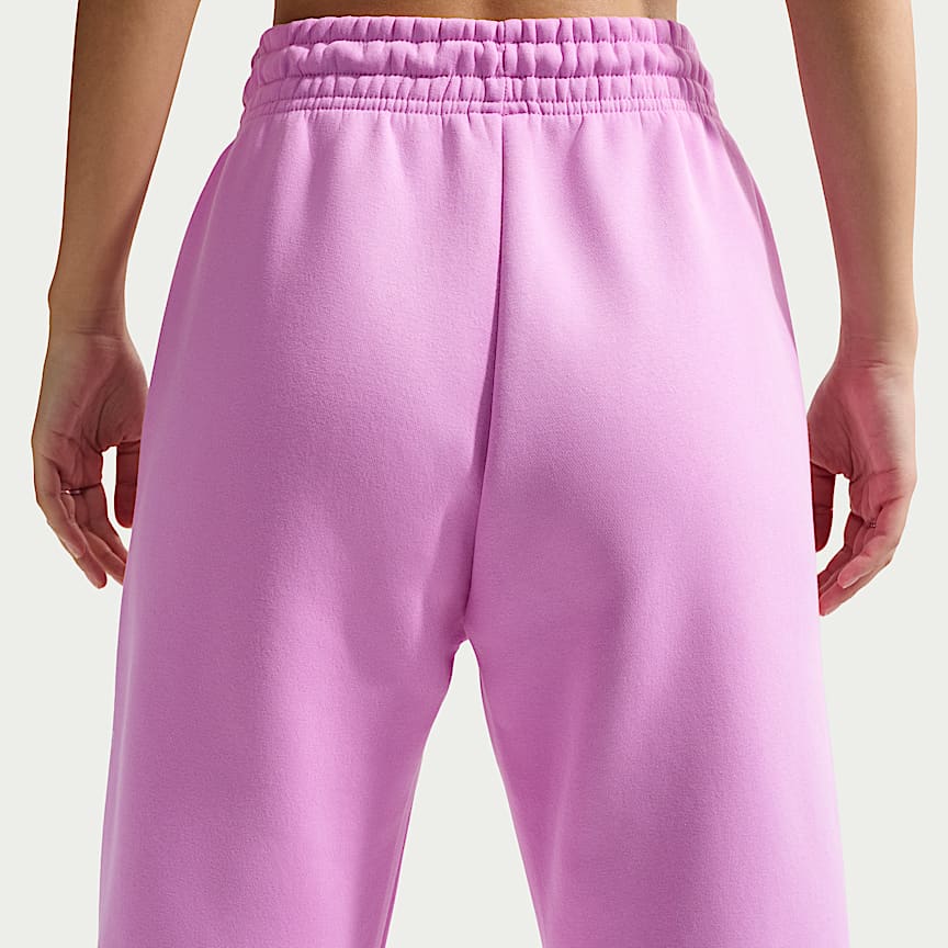 Nike Sportswear Phoenix Fleece Women's High-Waisted Oversized Sweatpants Lt Magenta/ Sail