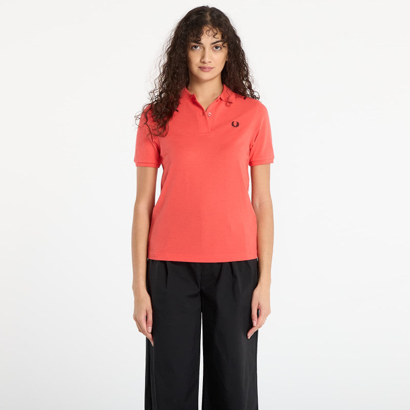FRED PERRY The Fred Perry Shirt Flamingotan/ Blak