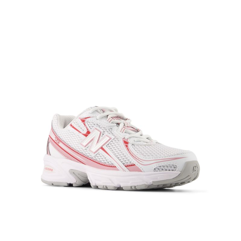New Balance Kids 740 White/ Pink