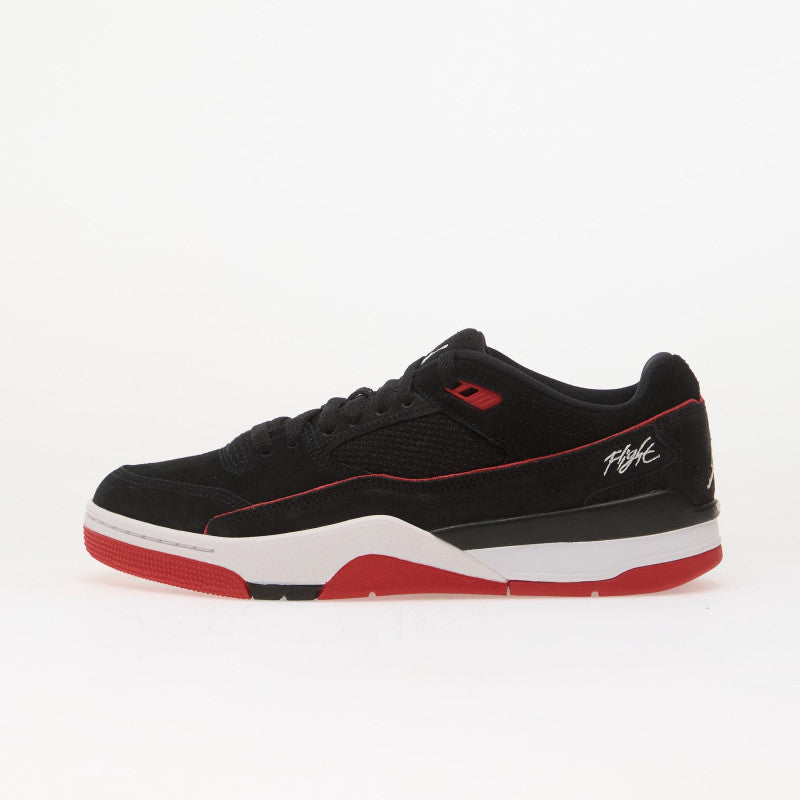 Jordan Flight Court Black/ White-University Red