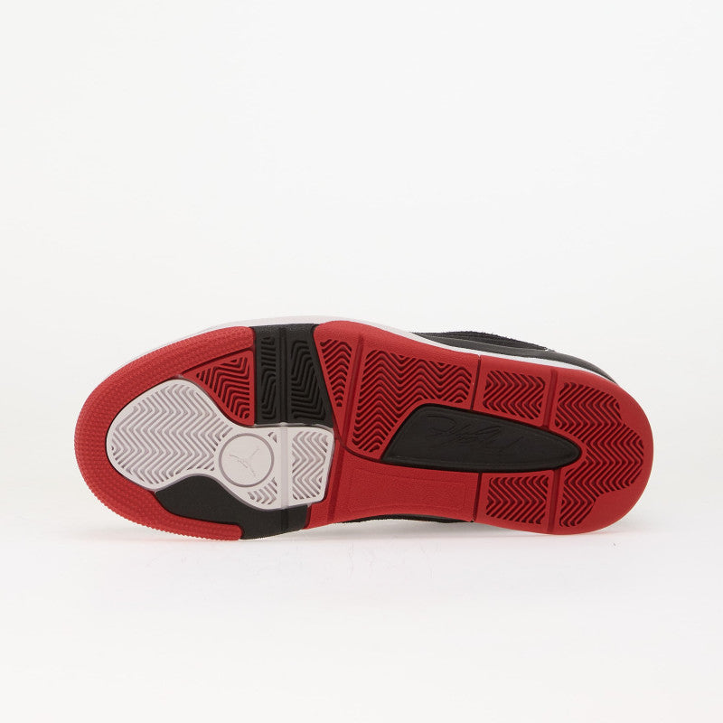 Jordan Flight Court Black/ White-University Red