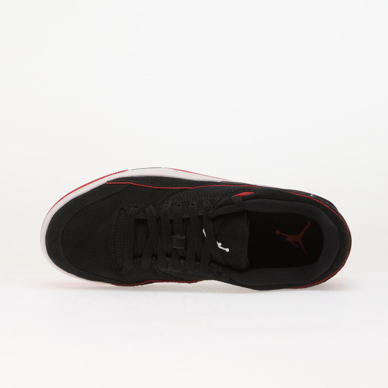 Jordan Flight Court Black/ White-University Red