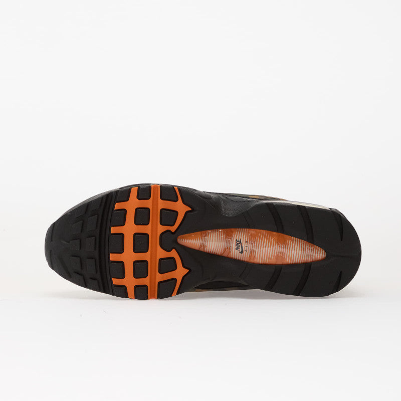 Nike Air Max 95 Qs Black/ Safety Orange-Metallic Silver