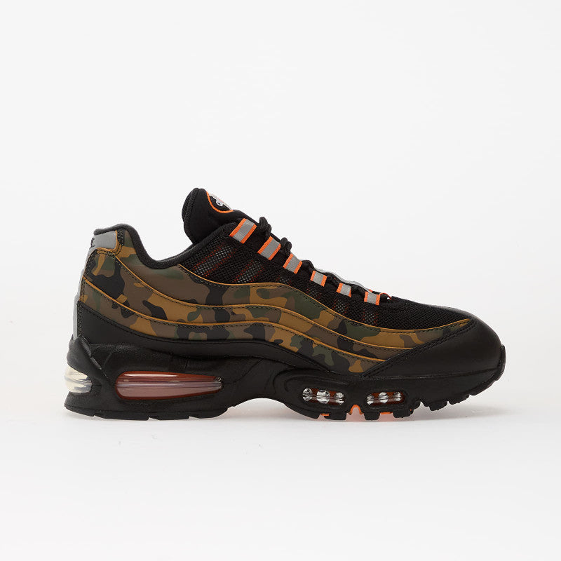 Nike Air Max 95 Qs Black/ Safety Orange-Metallic Silver