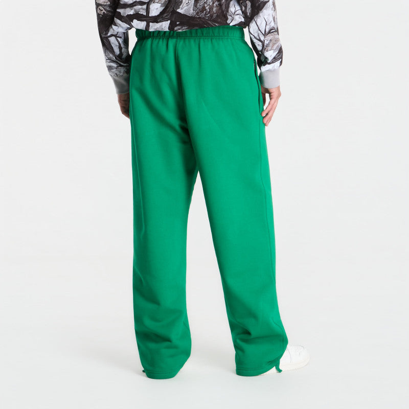 Nike Solo Swoosh Men's Fleece Open-Hem Pants Court Green/ Court Green/ White