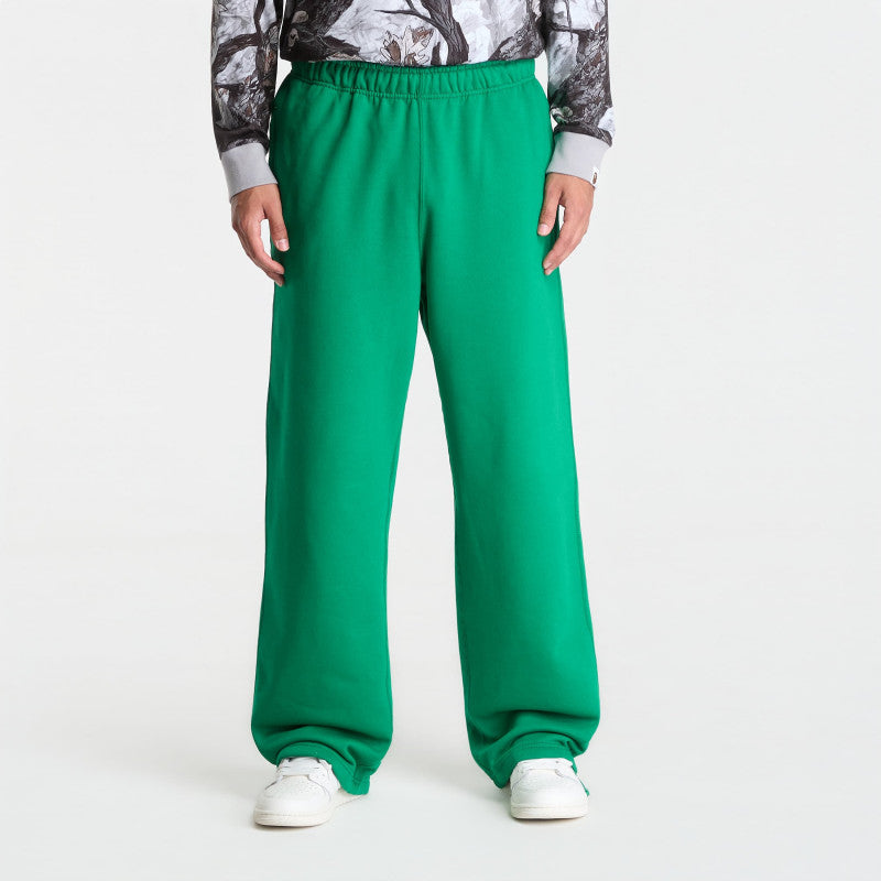 Nike Solo Swoosh Men's Fleece Open-Hem Pants Court Green/ Court Green/ White