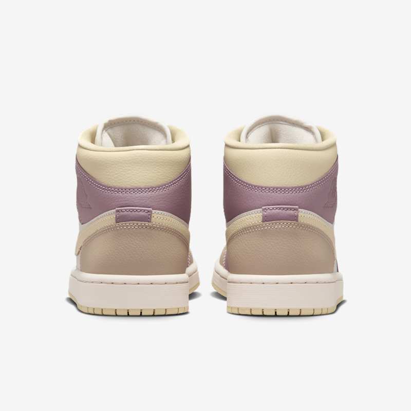 Air Jordan 1 Mid Light Orewood Brown/Team Gold-Khaki