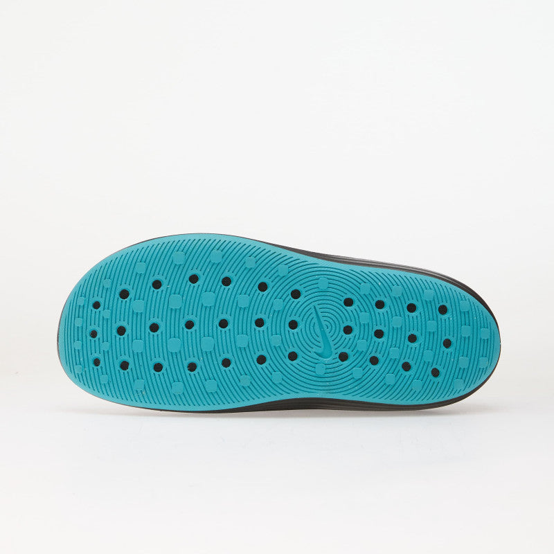Nike ReactX Rejuven8 Men's Slides Black/ Metallic Silver-Gamma Blue