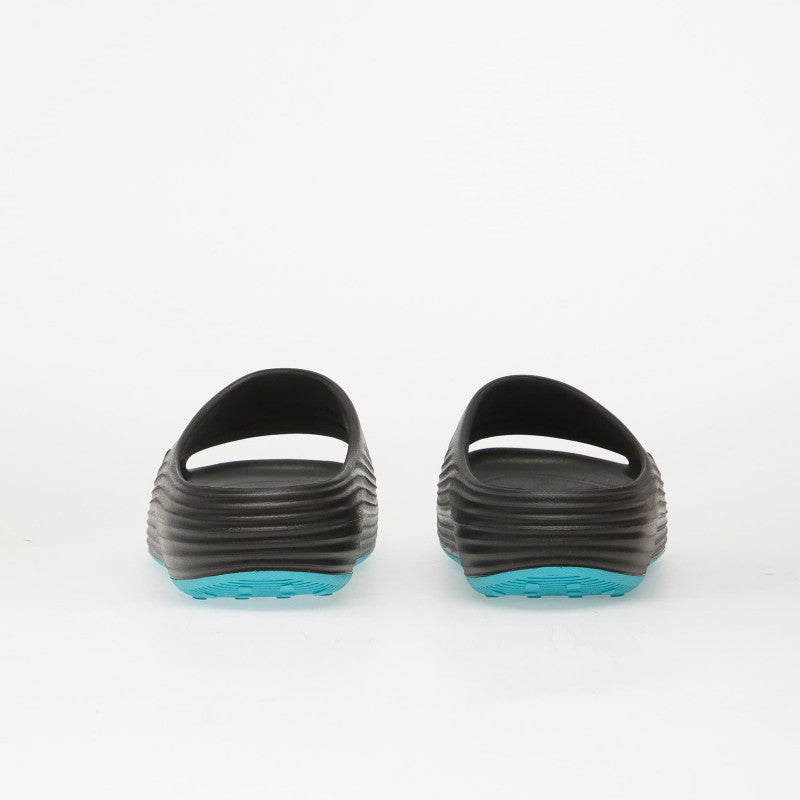 Nike ReactX Rejuven8 Men's Slides Black/ Metallic Silver-Gamma Blue
