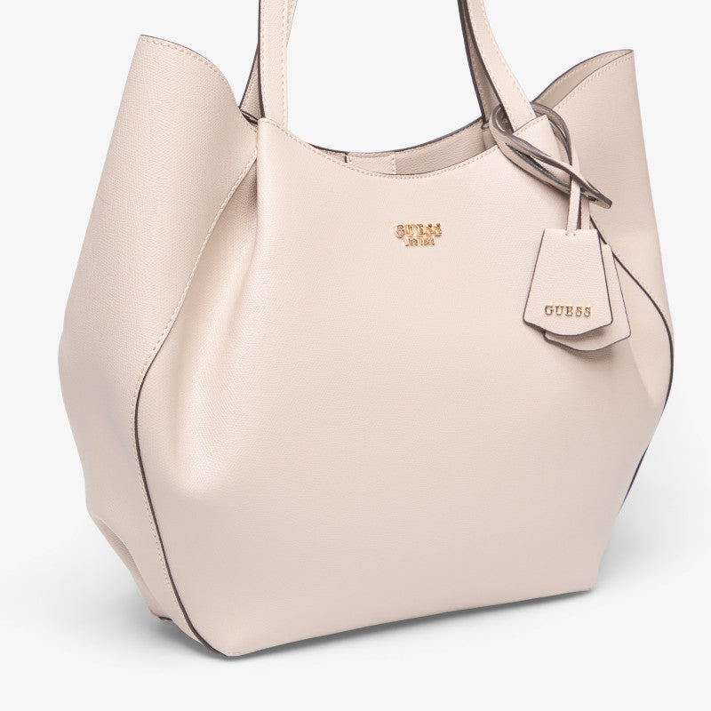 Guess Amorette 2 In 1 Tote Taupe