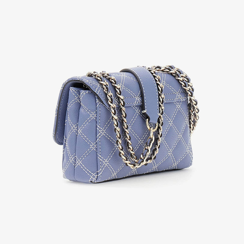 GUESS Giully II Mini 2 Comp Cvrt Flap Grey Blue