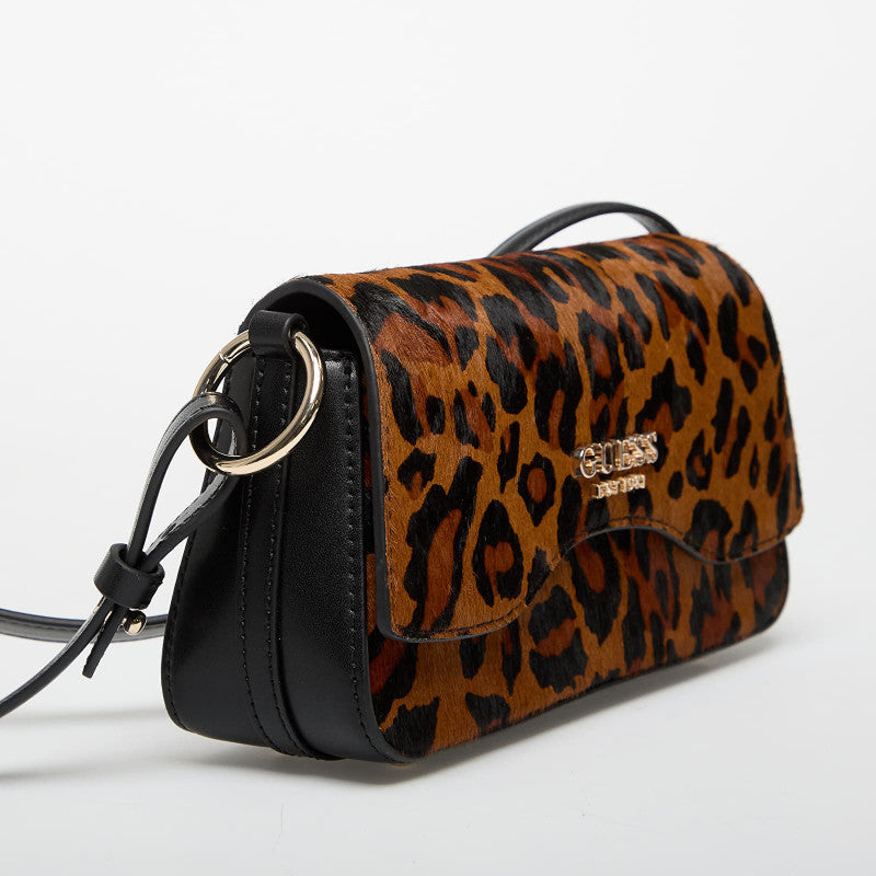Guess Domitilla Flap Shoulder Bag Leo