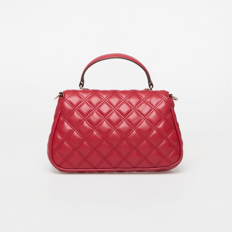 GUESS Giully II Top Handle Flap Dark Cherry
