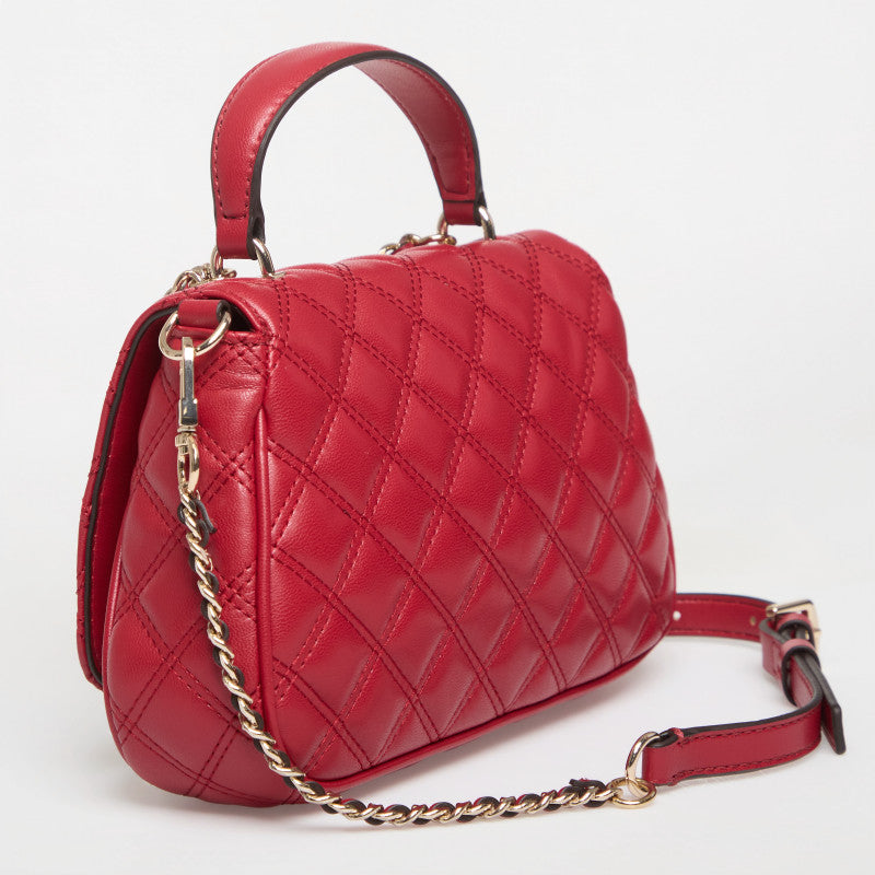 GUESS Giully II Top Handle Flap Dark Cherry