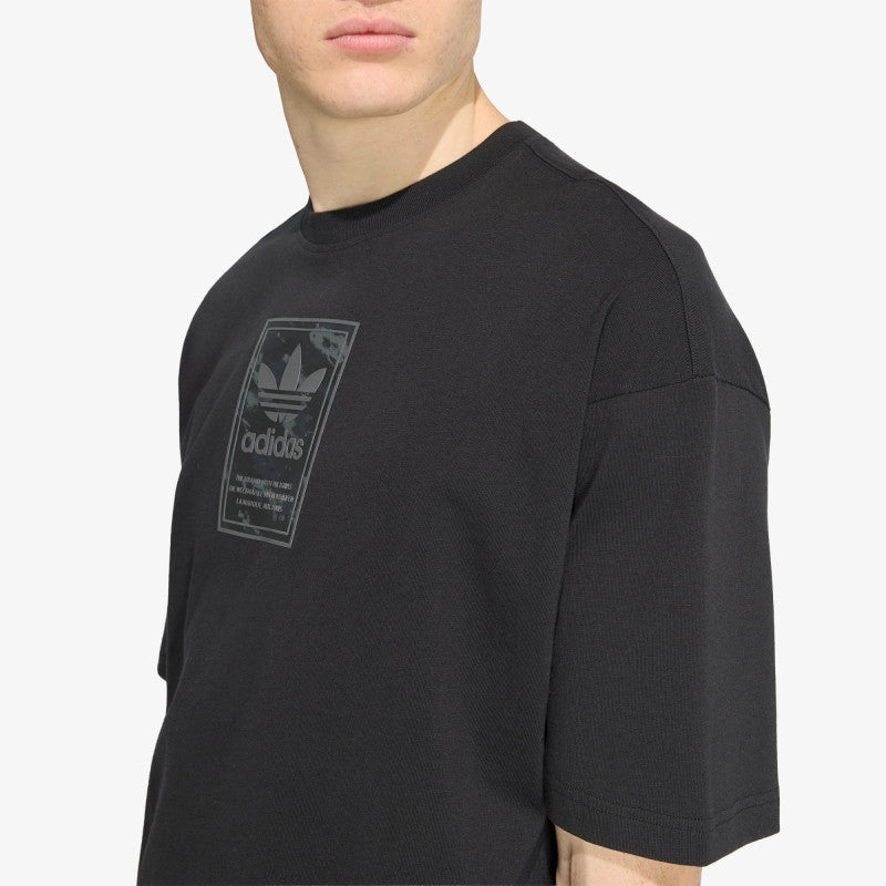 adidas Camo Tee Tongue Label Black