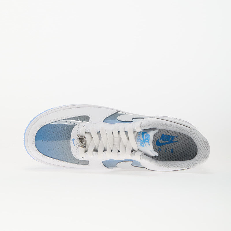 Nike Air Force 1 Retro White/ Pure Platinum-University Blue