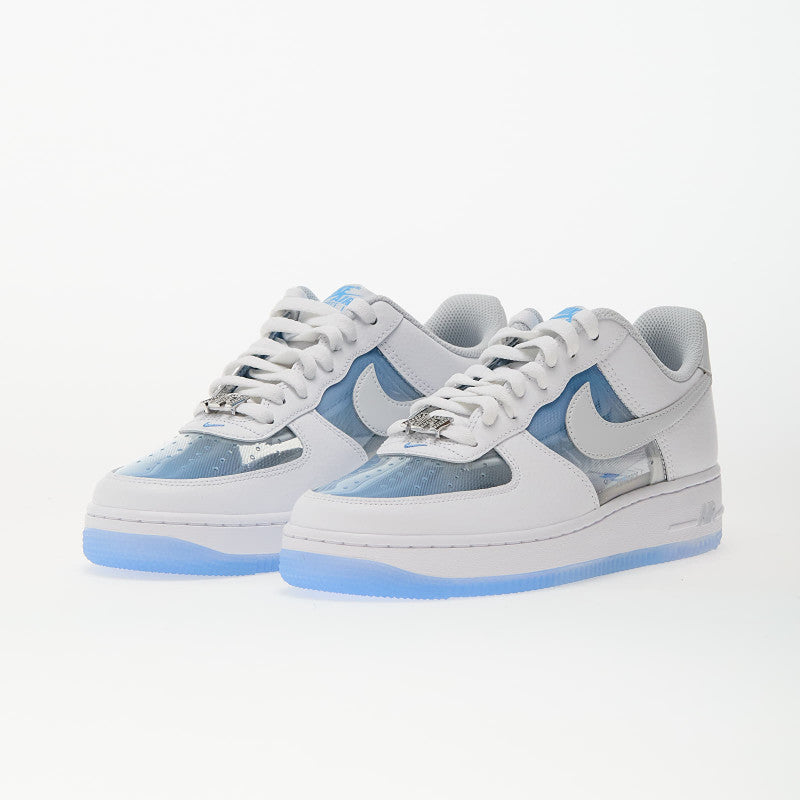 Nike Air Force 1 Retro White/ Pure Platinum-University Blue