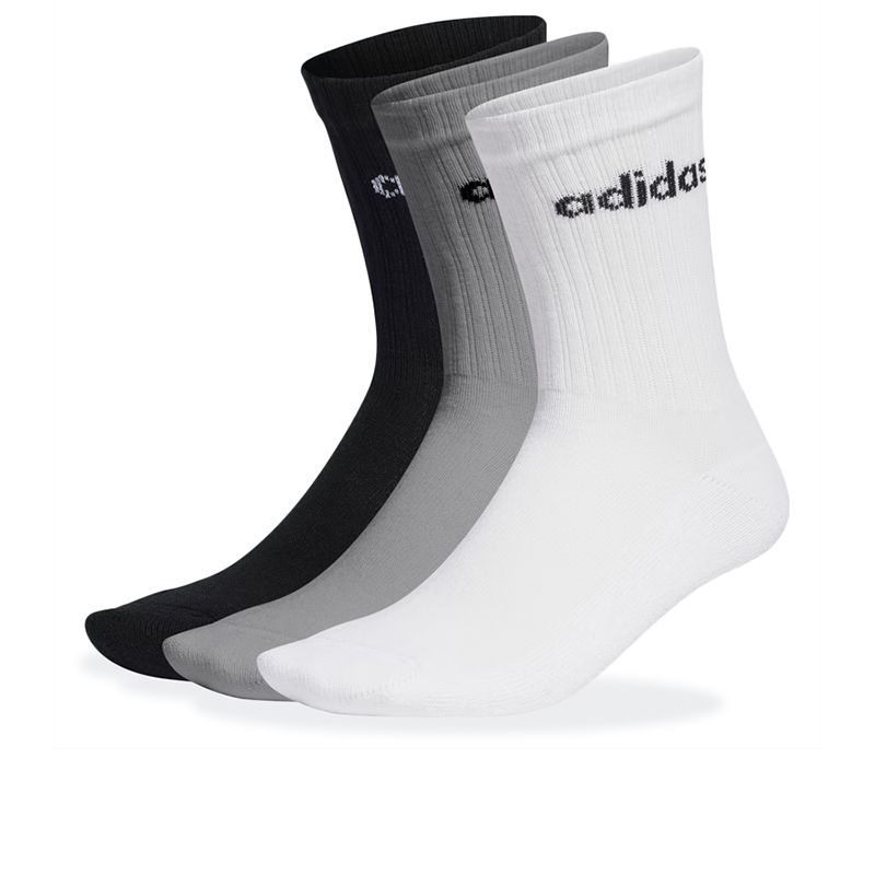 adidas Sportswear Linear Crew Cushioned Socks 3 Pairs