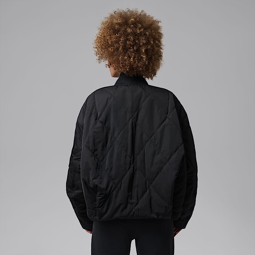 Jordan Flight Women's Quilted Renegade Jacket Black/ Black/ Black