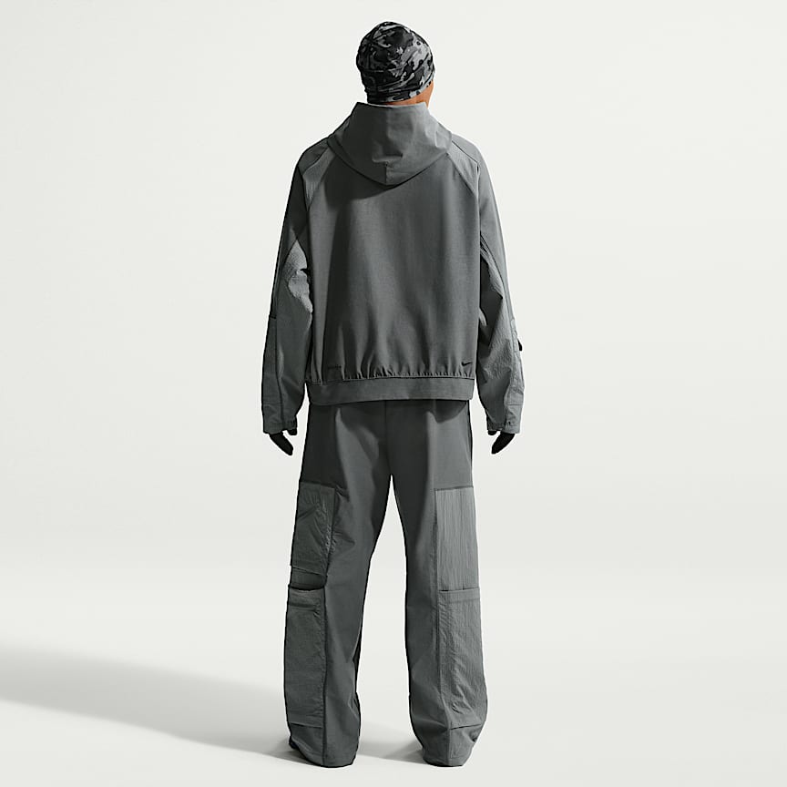 Nike Tech Men's Dri-FIT Shori Knit Utility Hoodie Iron Grey/ Pencil Point/ Black
