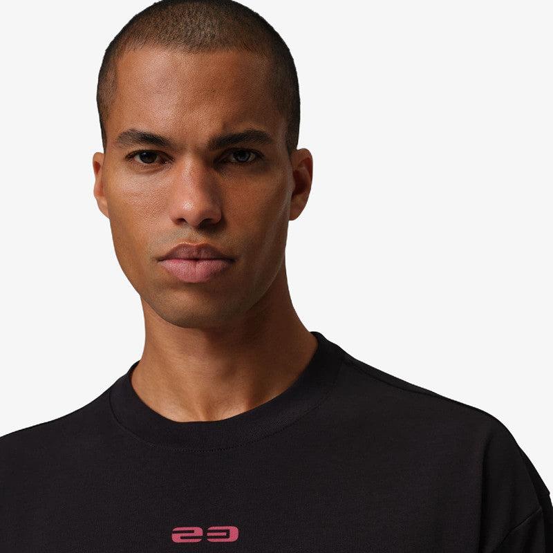 Jordan Flight Men's Script T-Shirt Black/ Gym Red
