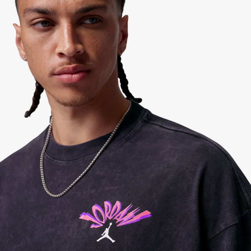 Jordan Flight Men's T-Shirt Black/ White