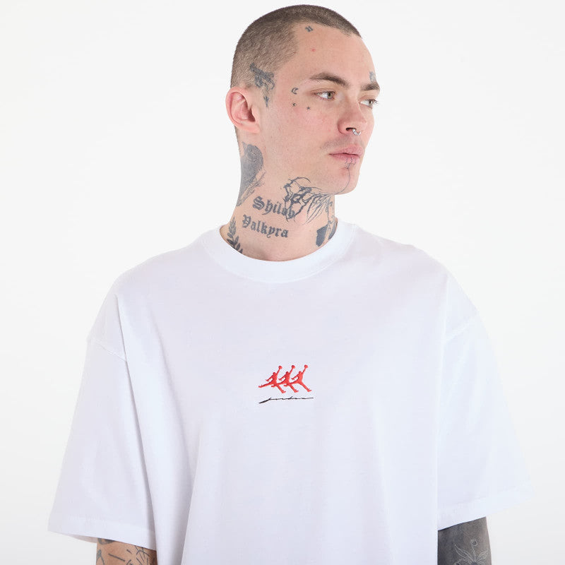Jordan Flight Men's Oversized Graphic T-Shirt White