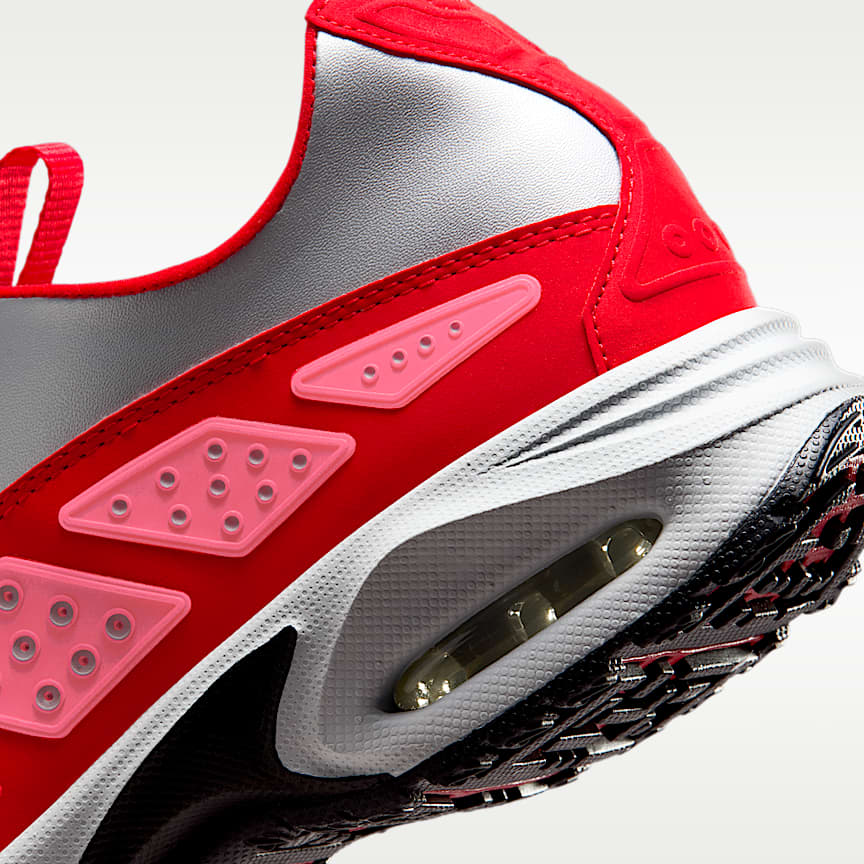 Nike Wmns Air Max Sndr Silver/ University Red-Fusion Red