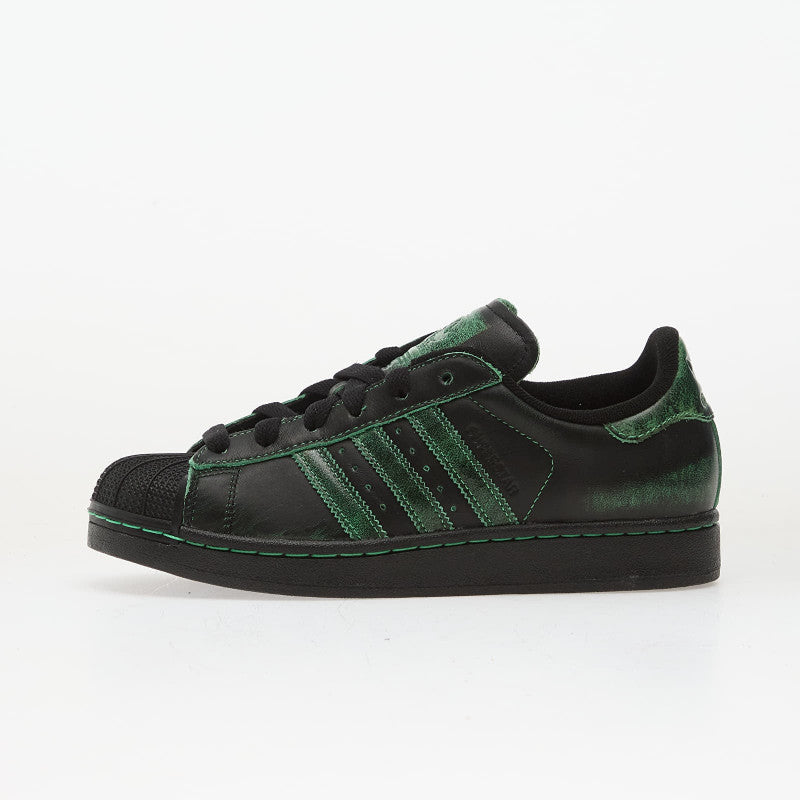 adidas Superstar II Wmns Core Black/ Core Black/ Semi Screaming Green 38