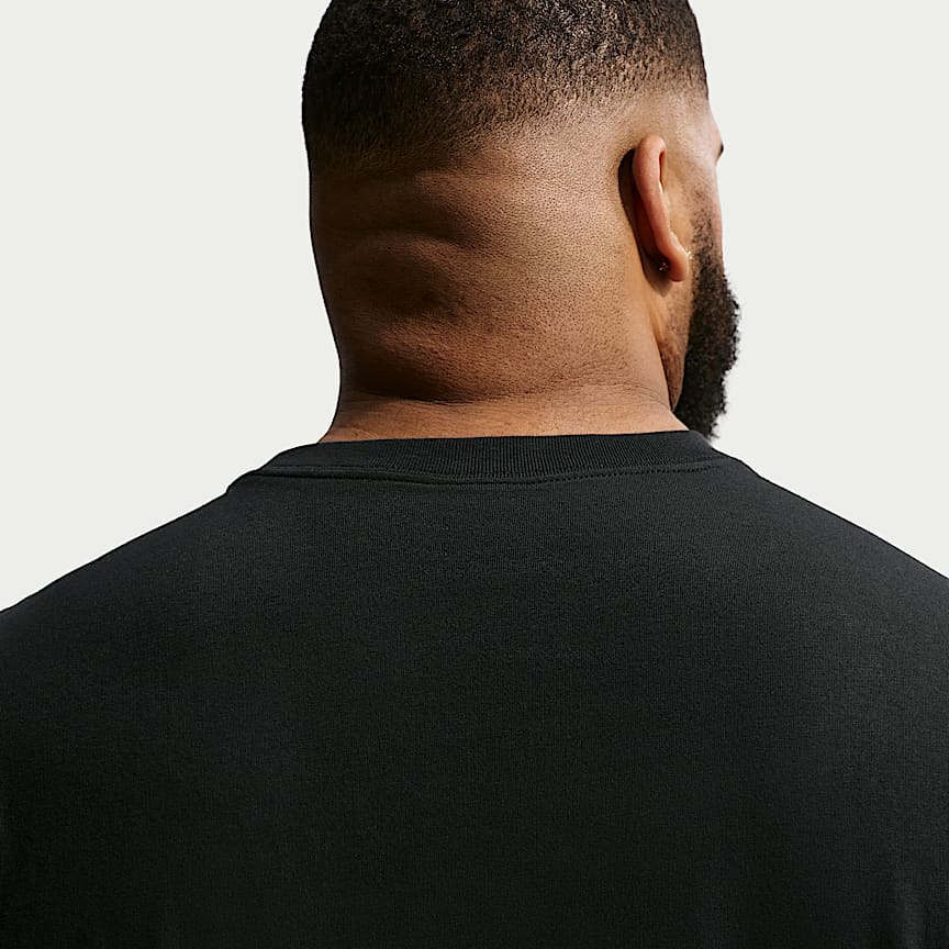 Nike Life Men's Short-Sleeve Boxy Knit Top Black